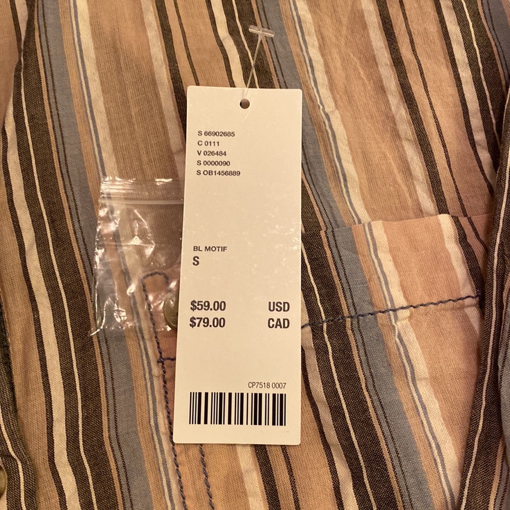 NWT Striped BDG Urban Outfitters Oversized Button Down - Picture 4 of 13